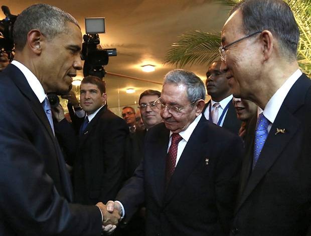 Hai nhà lãnh đạo Mỹ và Cuba đã dành cho nhau nhiều lời ngợi ca và tôn trọng tại cuộc hội đàm hiếm hoi.