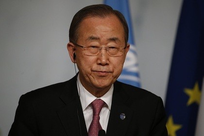 Tổng thư ký Liên Hợp Quốc Ban Ki-moon. Ảnh Lenta