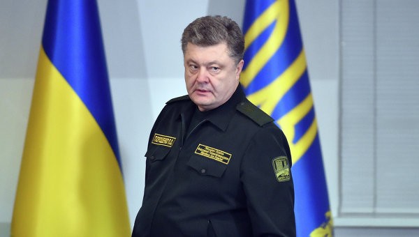Tổng thống Ukraine Petro Poroshenko. Ảnh Rian