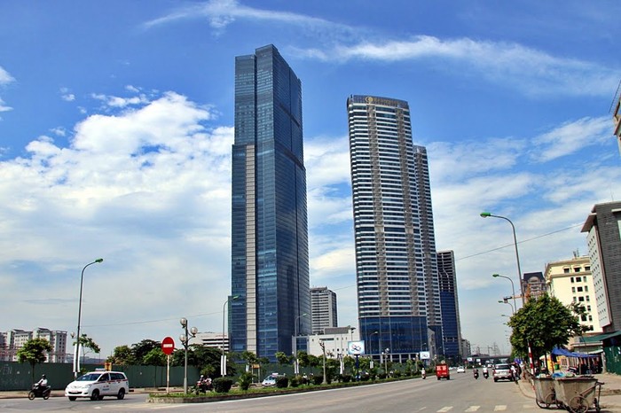 Tòa nhà Keangnam Landmark 72 tại Hà Nội.