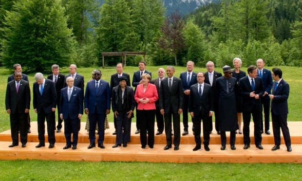 Các nhà lãnh đạo quốc tế tham gia Hội nghị thượng đỉnh các nước công nghiệp phát triển G7.