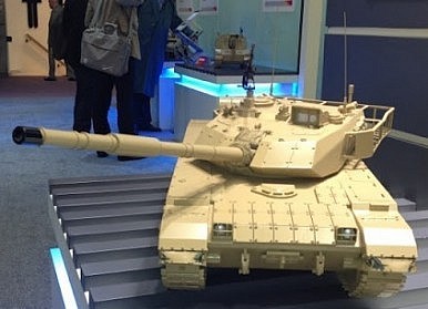 Mô hình xe tăng VT-4 của Trung Quốc giống như phiên bản cải tiến của T-90 Nga.