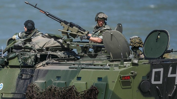 Lực lượng NATO tại Baltic. Ảnh minh họa: RT.