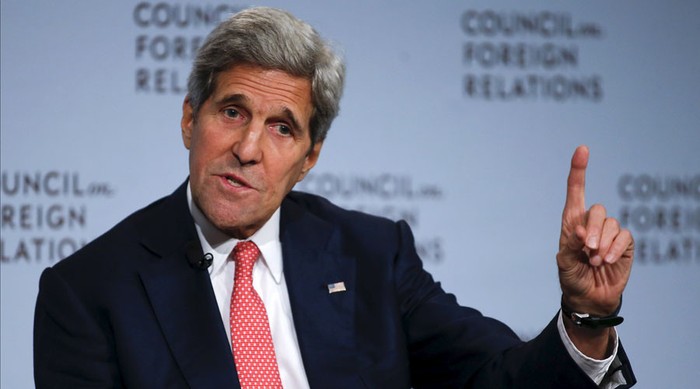 Ngoại trưởng Mỹ John Kerry. Ảnh RT