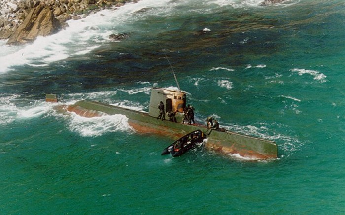 Tàu ngầm Triều Tiên. Ảnh offthegridnews.com