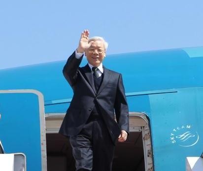 Tổng Bí thư Nguyễn Phú Trọng bắt đầu chuyến thăm Nhật Bản 4 ngày, bắt đầu từ hôm nay, ngày 15/9.