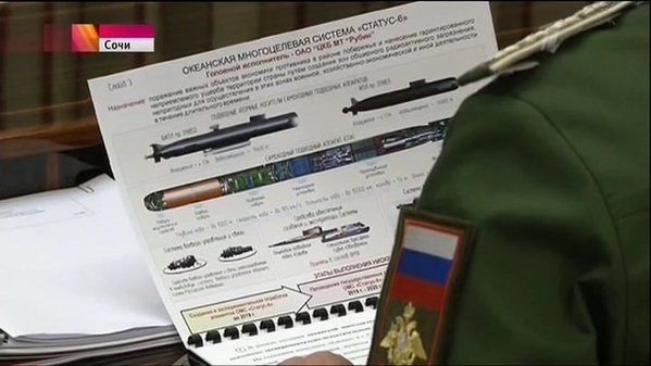 Hình ảnh tài liệu mật bị rò rỉ trên sóng truyền hình nhà nước của Nga thu hút sự quan tâm của dư luận quốc tế. Ảnh RT