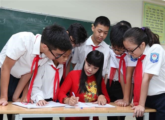 100% trường học ở An Giang sẽ xây dựng bộ quy tắc ứng xử ( Ảnh minh họa: TTXVN)