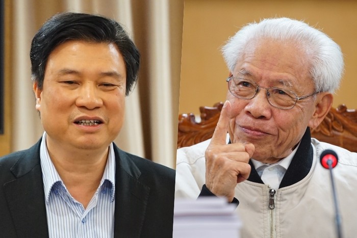 Cuộc đối thoại giữa lãnh đạo Bộ và giáo sư Hồ Ngọc Đại đã không tìm được tiếng nói chung (Ảnh: Báo Vietnamnet)
