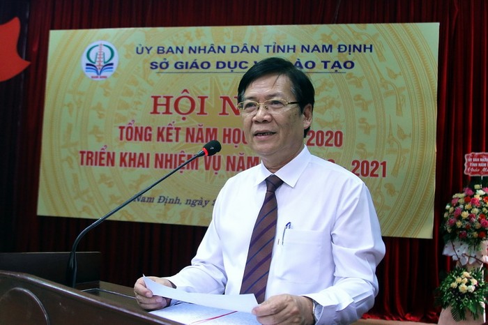 Thầy Cao Xuân Hùng- Giám đốc Sở Giáo dục và Đào tạo Nam Định (Ảnh: Báo Giáo dục và Thời đại)