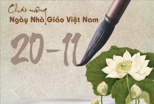 Xin gửi những lời chúc mừng tốt đẹp nhất đến các thầy cô giáo nhân ngày Nhà giáo Việt Nam 20/11