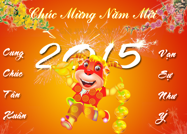 Chúc mừng năm mới Ất Mùi 2015