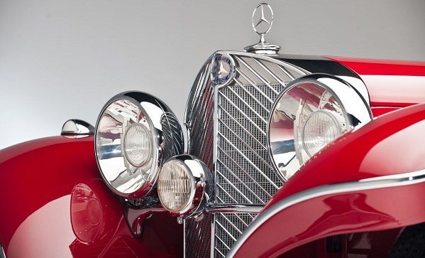 Mercedes 500K là một chiếc Roadster được coi là xế "khủng" nhất những thập niên 30 của thế kỷ trước.
