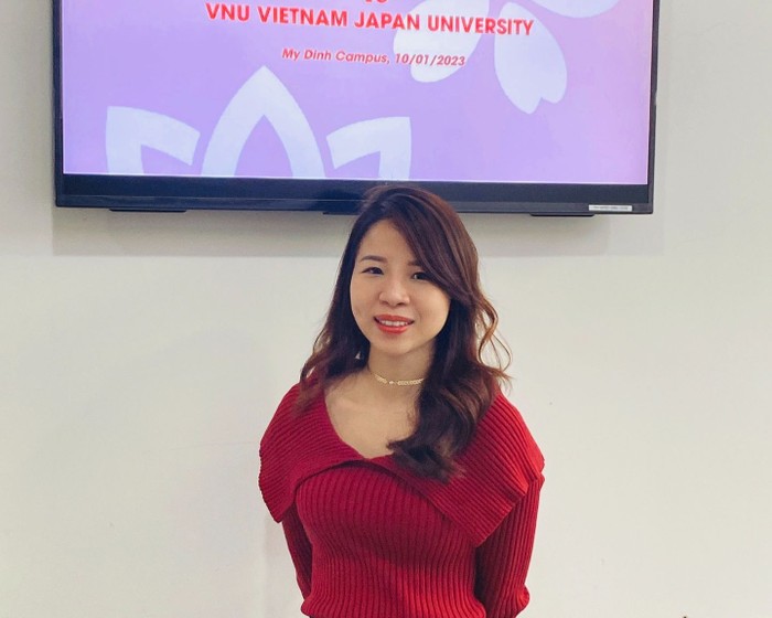 Cô Nguyễn Thị Thu Hương, giảng viên Trường Đại học Việt Nhật - Đại học Quốc gia Hà Nội. (Ảnh: NVCC)