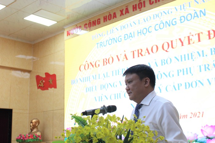 Tiến sĩ Lê Cao Thắng, Chủ tịch Hội đồng trường, Trường Đại học Công đoàn (Nguồn: Website nhà trường).