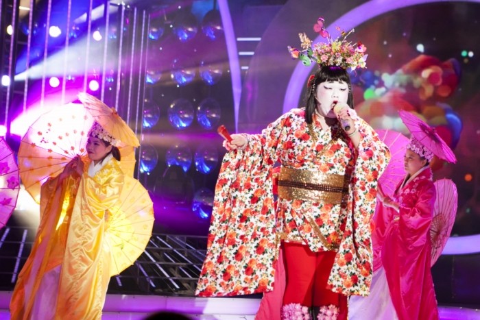 Vương Khang có dịp hóa thân thành nghệ sĩ Thành Lộc trong show 5 với một tiết mục vô cùng độc đáo.