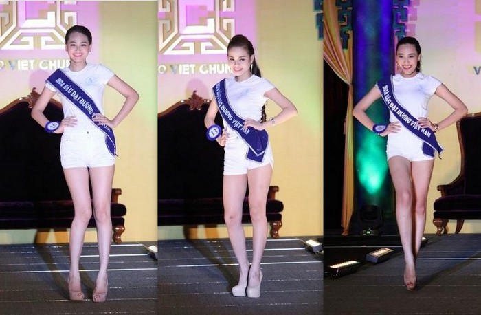 3 thí sinh rút lui khỏi cuộc thi bao gồm: Trần Mỹ Huyền (SDB 05), Vũ Thị Ánh Nguyệt (SBD 13) và Ninh Thị Phương (SBD 16).