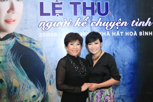 Trong liveshow của Lệ Thu sẽ có sự góp mặt của ca sĩ Phương Thanh, Quang Linh, Cẩm Vân, Đức Tuấn.