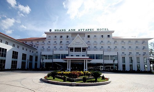 Toàn cảnh khách sạn 4 sao Hoàng Anh Attapeu tại Lào. Ảnh: HAGL Group.