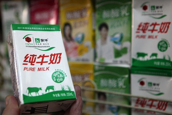 Mỡi đây, sản phẩm sữa Chanfu của hãng Trung Quốc gây chấn động vì phát hiện có chứa chất gây ung thư. Ảnh minh họa.