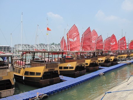 Cảng tàu du lịch Tuần Châu hiện tại luôn tấp nập tàu du lịch trong nước và du thuyền các nước đón trả khách