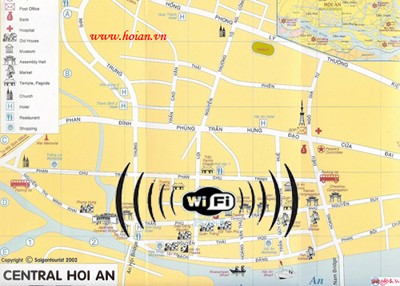 Từ tháng 12/2011, khách du lịch khi đến với đô thị cổ Hội An có thể truy cập wifi miễn phí ở bất kỳ điểm nào trong khu vực.
