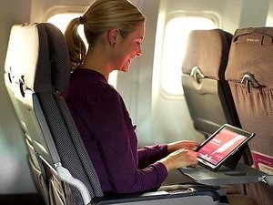 Hãng Qantas sẽ cấp iPad miễn phí cho hành khách sử dụng trên máy bay Boeing 767. (Nguồn: Internet)