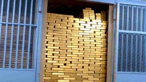 Kho có chứa tổng cộng 550.000 thỏi vàng, với tổng trị giá hơn 21 tỷ USD