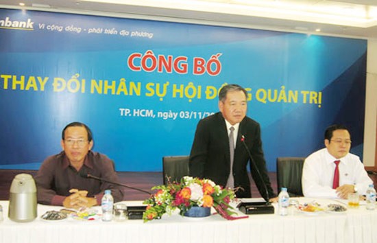 Đình đám và đáng chú ý nhất, cũng là đợt thay tướng nhiều và “ngoạn mục” có lẽ là diễn tiến tại NHTM Sài Gòn Thương Tín Sacombank.