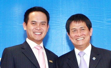 Hai cha con ông Đặng Văn Thành, Đặng Hồng Anh.