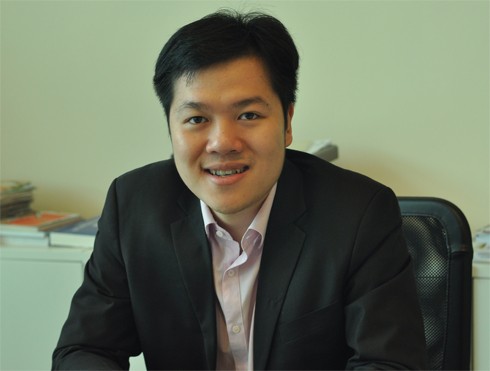 Tổng giám đốc Công ty Chứng khoán VNDirect Nguyễn Hoàng Giang. Ảnh: Anh Quân