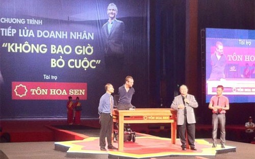 Theo lãnh đạo HSG, tập đoàn này đã chi tổng cộng 35 tỷ đồng cho sự kiện Nick Vujicic đến Việt Nam.