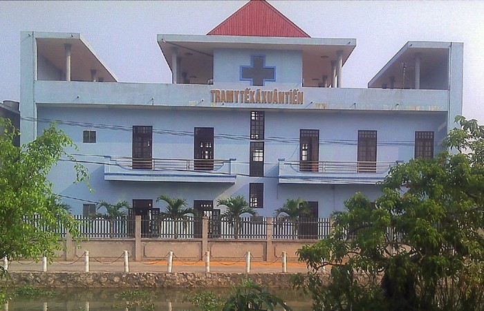 Trạm y tế Xuân Tiến được một "nông dân" tỷ phú" xây tặng cho xã Xuân Tiến.