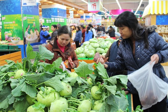 Các siêu thị đã chuẩn bị nguồn hàng thực phẩm giá cả ổn định phục vụ đầu năm mới