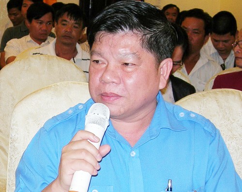 Ông Trần Văn Trí - Chủ tịch HĐQT Công ty Trí Việt muốn xin nhập và đóng mới hàng trăm tàu cá vỏ thép và 3 máy bay trực thăng.ảnh internet.