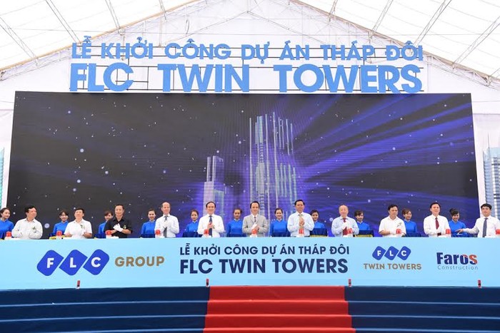 Lễ khởi công dự án Tháp đôi FLC Twin Towers – 265 Cầu Giấy đã được tổ chức vào ngày 8/8.