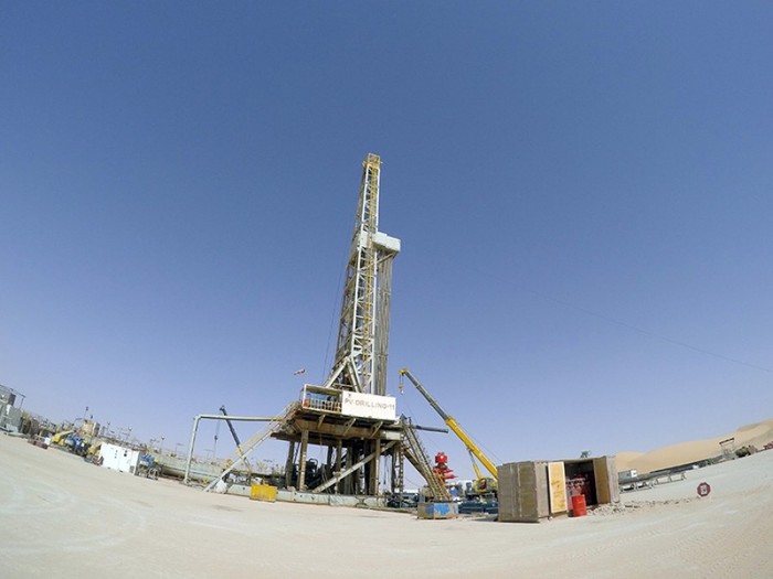 Giàn khoan PVD 11 của Tổng công ty khoan và dịch vụ Khoan dầu khí (PVDrilling) đang hoạt động tại mỏ Bir Seba.
