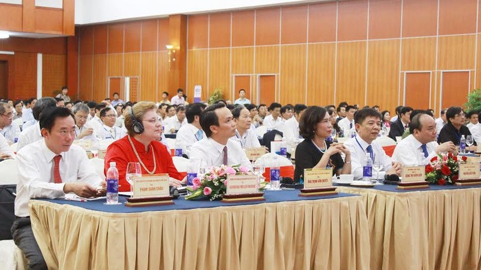 Các đại biểu tham dự Hội nghị xúc tiến đầu tư và quảng bá du lịch Quảng Bình.