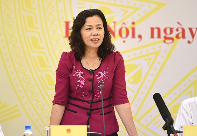 Thứ trưởng Bộ Tài chính Vũ Thị Mai - Ảnh: VGP/Quang Hiếu