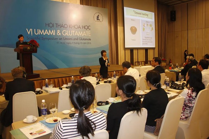 Hội thảo Khoa học “Vị Umami và Glutamate” có sự tham gia trình bày của các diễn giả uy tín.