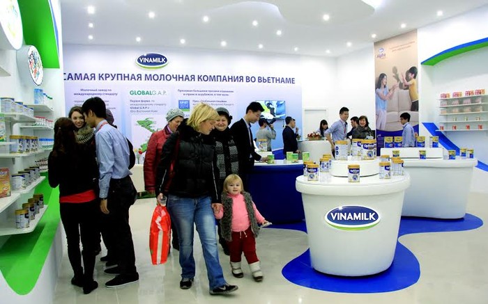 Tại Hội chợ, Vinamilk tổ chức cho người tiêu dùng Nga dùng thử các sản phẩm của Vinamilk và đã chiếm được cảm tình của người tiêu dùng Nga đối với các sản phẩm, đặc biệt các loại sữa nước, sữa đậu nành, nước giải khát...