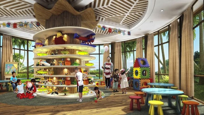 Hệ thống khu vui chơi trẻ em tiện ích tại Premier Village Phu Quoc Resort.