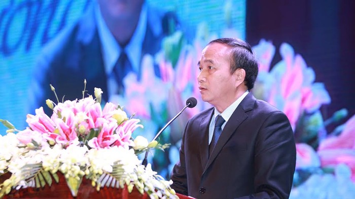 Ông Nguyễn Văn Trì - Chủ tịch UBND tỉnh Vĩnh Phúc - phát biểu khai mạc chương trình.