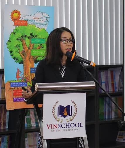 Bà Phan Hà Thủy, Tổng Hiệu trưởng Hệ thống giáo dục Vinschool hy vọng trong tương lai sẽ có thêm nhiều ngôi trường “lãnh đạo bản thân”, lấy học sinh làm trọng tâm tại Việt Nam.