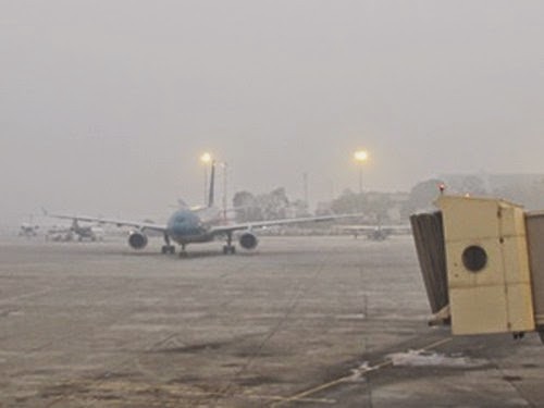 Do sương mù, tất cả chuyến bay đi và đến từ sân bay Cát Bi của các hãng hàng không đều bị ảnh hưởng. Ảnh minh họa.