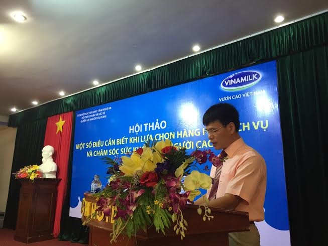 Ông Phạm Tuyên – Giám đốc Kinh Doanh miền Duyên Hải phát biểu tại buổi lễ.