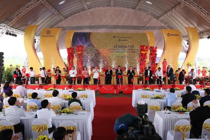 Thủ tướng dự lễ động thổ Dự án Công viên văn hóa du lịch vui chơi giải trí Kim Quy (Công viên Kim Quy).