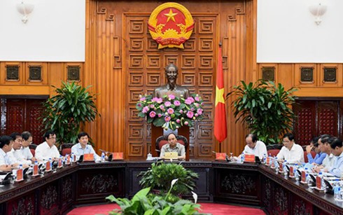 Thủ tướng Nguyễn Xuân Phúc làm việc với lãnh đạo tỉnh Bạc Liêu.