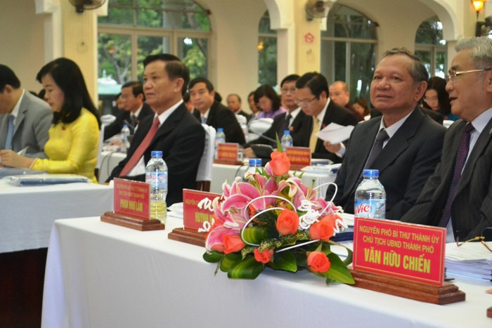 Các đại biểu tham gia kỳ họp hội đồng nhân dân thành phố Đà Nẵng lần thứ 3. Ảnh: An Nguyên
