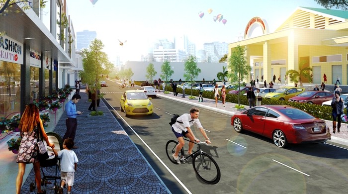 Dự án New Điện Dương City đã thu hút hàng trăm khách hàng đến đầu tư. Ảnh: NNL